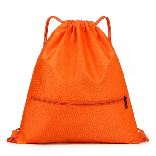 Wholesale Custom Drawstring Backpack Orange